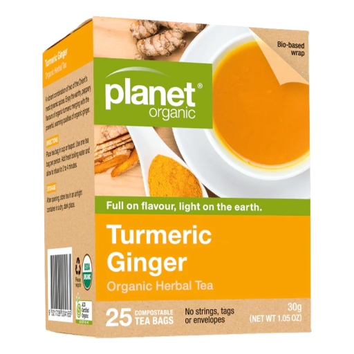 Planet Organic - Turmeric Ginger Tea bags 25