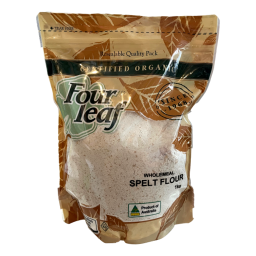 Four Leaf - Organic Wholemeal Spelt Flour 1kg