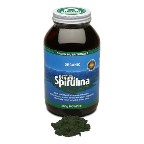 Green Nutritionals - Mountain Organic Spirulina Powder 250gm