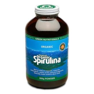 Green Nutritionals - Mountain Organic Spirulina powder 500gm