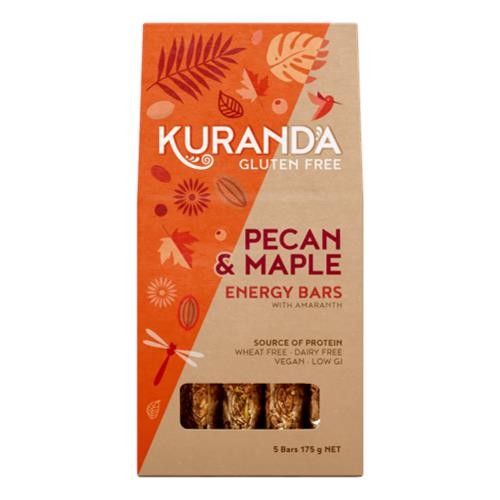 Kuranda - Gluten Free Pecan and Maple Energy Bars 35gm x 5