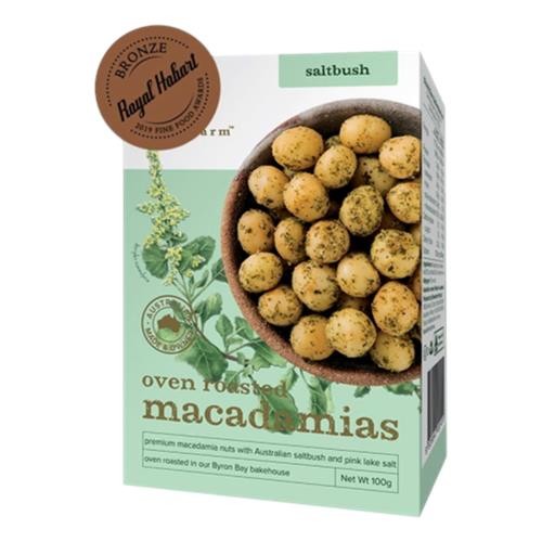 Brookfarm - Oven Roasted Macadamias + Saltbush 100gm