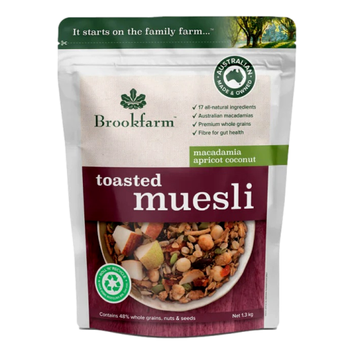 Brookfarm - Toasted Muesli Apricot Coconut 1.3kg