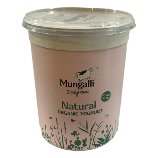 Mungalli Creek Dairy – Orgainc BD Yoghurt Natural Original 1kg (not postable)