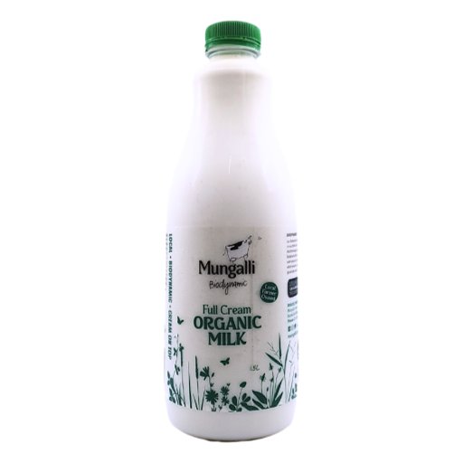 Mungalli Creek Dairy - Organic BD Full Cream Milk 1.5ltr (not postable)