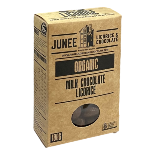 Green Grove - Milk Chocolate Licorice 180gm