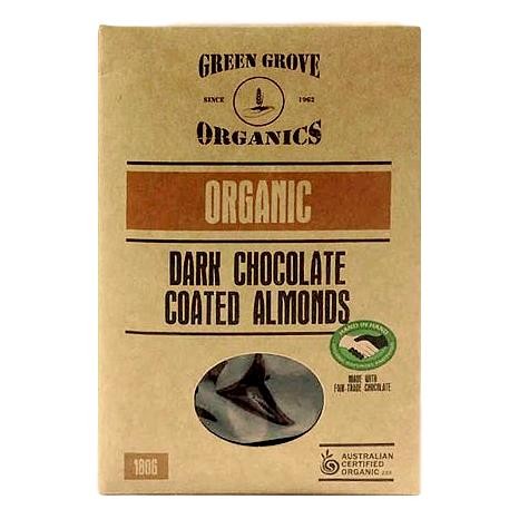 Green Grove - Dark Chocolate Almonds 180gm