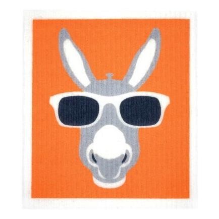 RetroKitchen - 100% Biodegradable Dishcloth Donkey ea