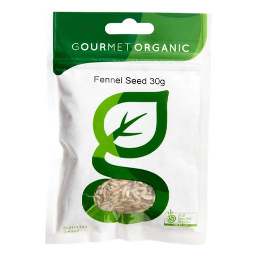 Gourmet Organic – Fennel Seeds 30gm