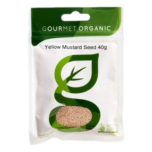 Gourmet Organic - Mustard Seeds Yellow 40gm