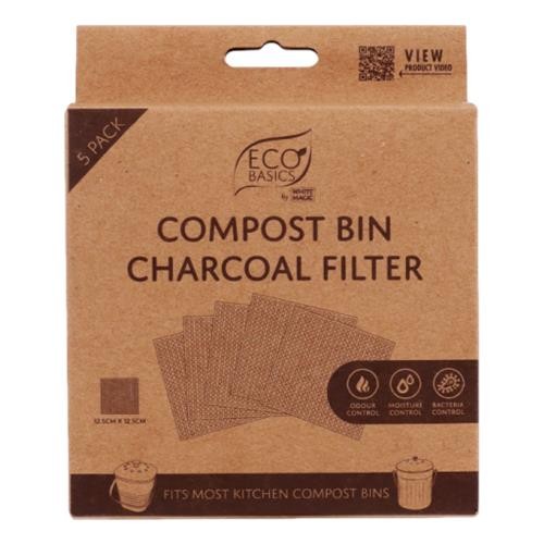 White Magic - Eco Basics Compost Bin Charcoal Filter x 5