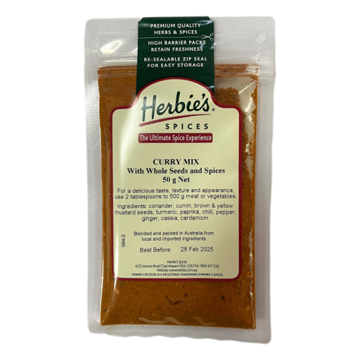 Herbies Spices – Curry Mix with Seeds 50gm