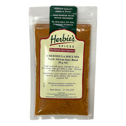 Herbies Spices – Chermoula Spice Mix 50gm