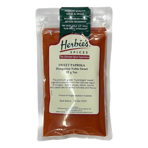 Herbies Spices – Paprika Hungarian Sweet 55gm