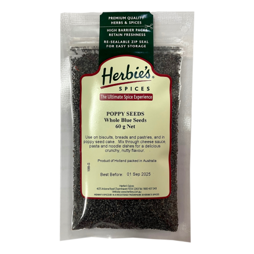 Herbies Spices – Poppy Seeds Blue 60g