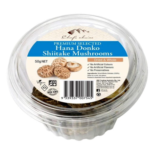 Chef's Choice - Hana Donko Shiitake Mushrooms 50g