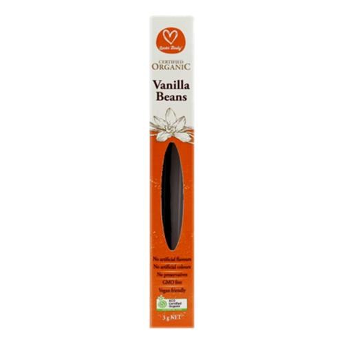 Chefs Choice - Organic Vanilla Beans in tube 3gm