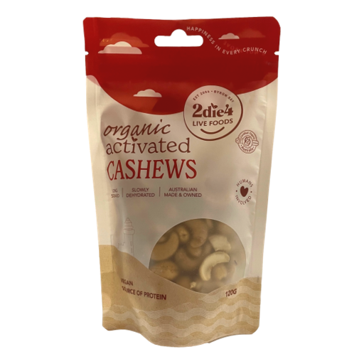 2Die4 - Activated Cashews 120gm