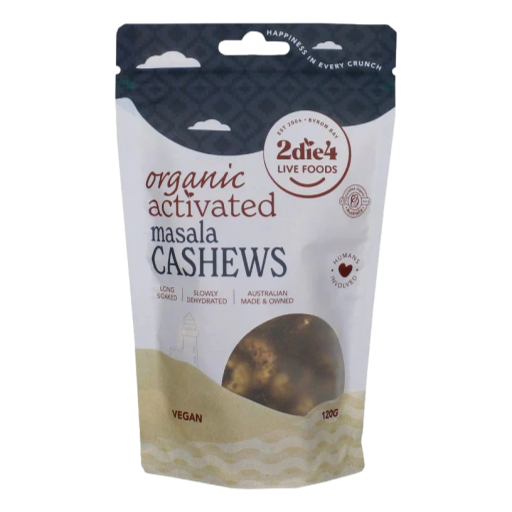 2Die4 - Activated Masala Cashews 120gm