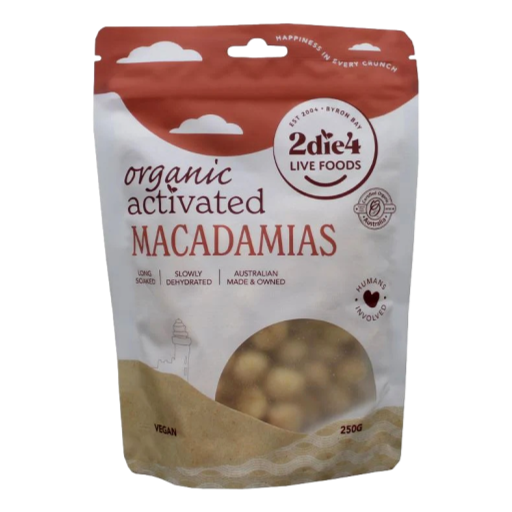 2Die4 - Activated Macadamias 250gm