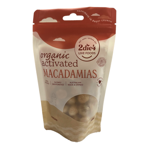 2Die4 - Activated Macadamia Nuts 120gm