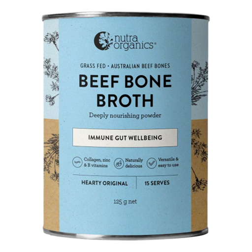 Nutra Organics - Beef Bone Broth Powder 125gm