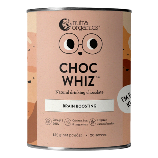 Nutra Organics - Superfood for Kidz Choc Whizz 125gm