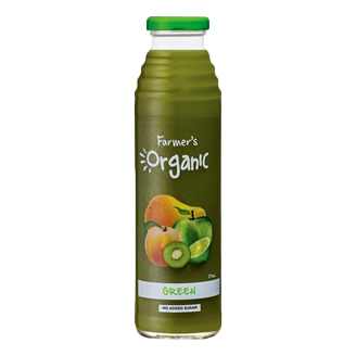 Farmers Organic – Apple Peach Mango & Kiwifruit Juice 375ml