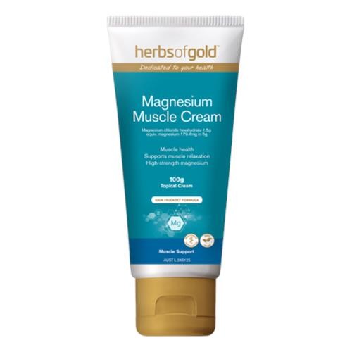 Herbs of Gold - Magnesium Muscle Cream 100gm