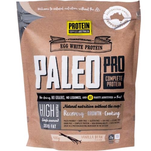 Protein Supplies - Paleo Egg White Protein Vanilla 400gm