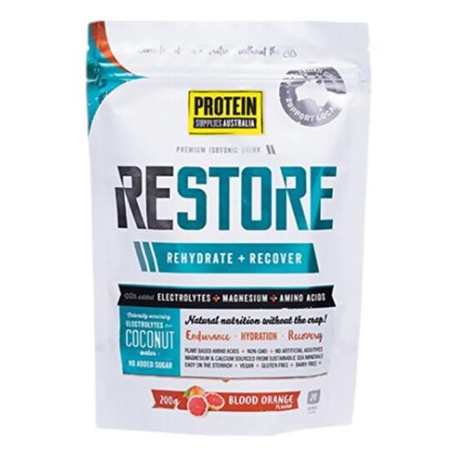 Protein Supplies - Restore Hydration Recovery Drink Blood Orange 200g