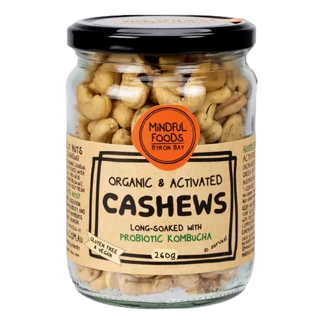 Mindful Foods - Organic Activated Cashews 260gm