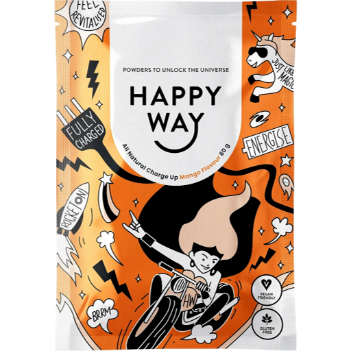 Happy Way - Charge Up Pre Workout Powder Mango 60g