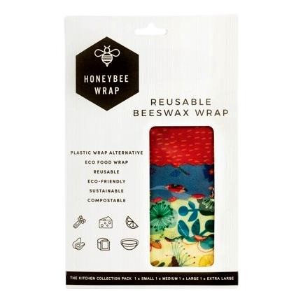 Honeybee Wrap - Reusable Beeswax Wrap Kitchen Collection
