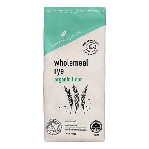 Ceres - Organic Wholemeal Rye Flour 600gm
