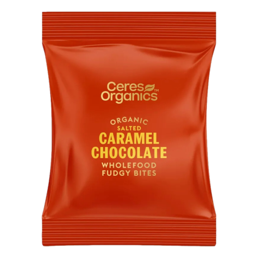 Ceres - Organic Salted Caramel Chocolate Fudgy Bites 30gm