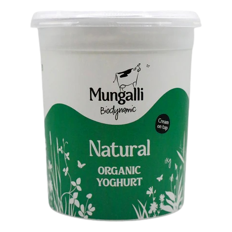 Mungalli Creek Dairy - Orgainc BD Yoghurt Natural Original 1kg (not postable)