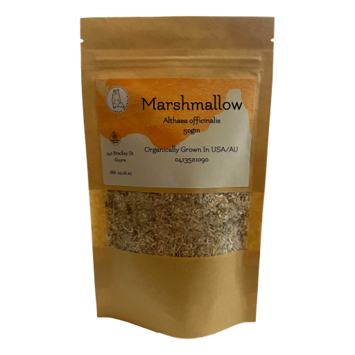 Black Bear Herbals – Organic Marshmallow Root 50gm