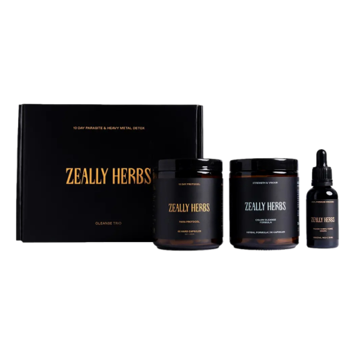 Zeally Herbs - Cleanse Bundle [4-in-1 Boxed Bundle + E-Book]