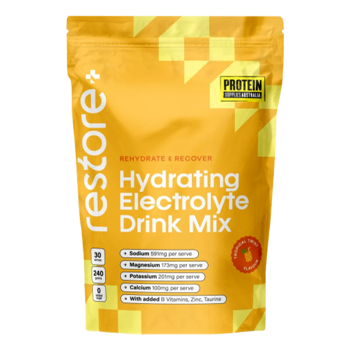 Protein Supplies - Restore Electrolyte Drink Mix Tropical Twist 240g