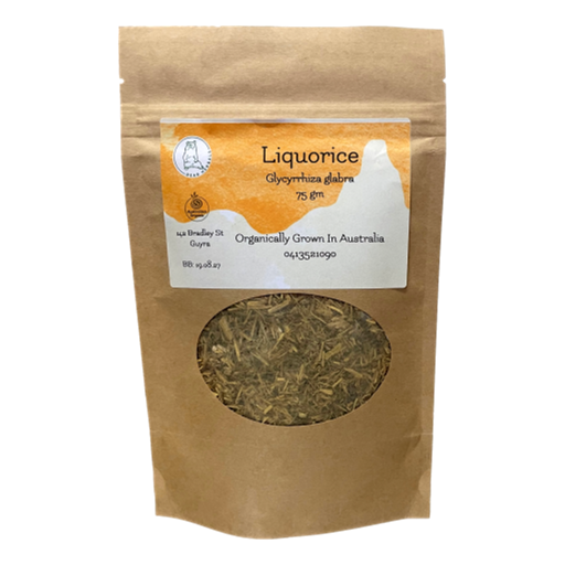 Black Bear Herbals - Organic Licorce Root Shredded 75gm