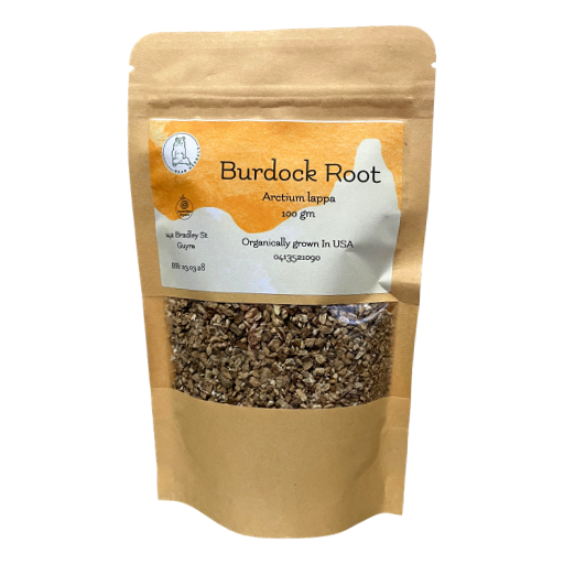 Black Bear Herbals - Organic Burdock Root 100gm