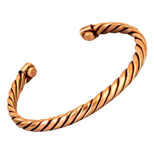 Ayurveda Specialist - Copper Health Clamp Bracelet Rope + 2 magnets.