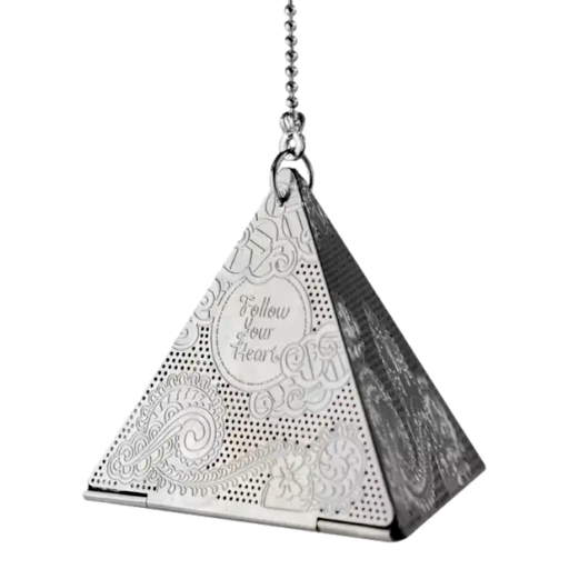 01living - Tea Infuser Pyramid Silver Follow Your Heart ea
