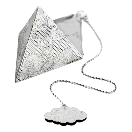 01living – Tea Infuser Pyramid Silver Follow Your Heart ea