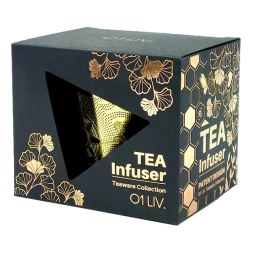 01living – Tea Infuser Loose Leaf Strainer Gold Shangrila Moonlight ea