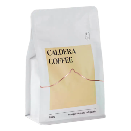 Caldera Coffee - Organic Plunger Ground 250gm