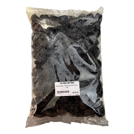 Brooke Kelly - Naturally Dried Prunes 1kg