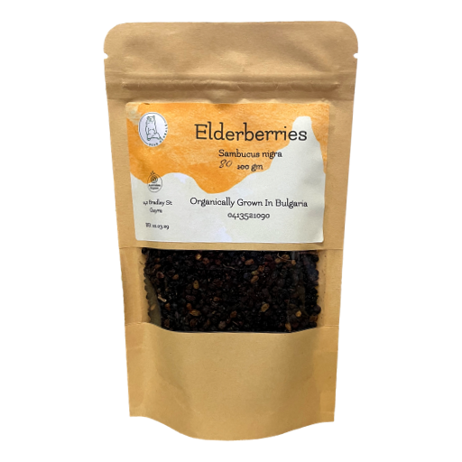 Black Bear Herbals - Organic Elderberries 80gm
