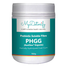 My Detoxify - Prebiotic Soluble Fibre Partially Hydrolised Guar Gum (PHGG) 150gm